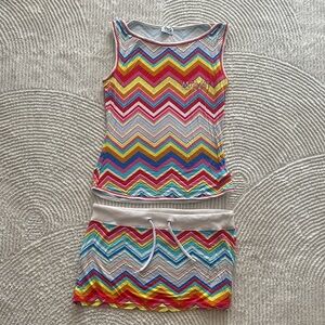 D&G Colorful Chevron Tank Top
